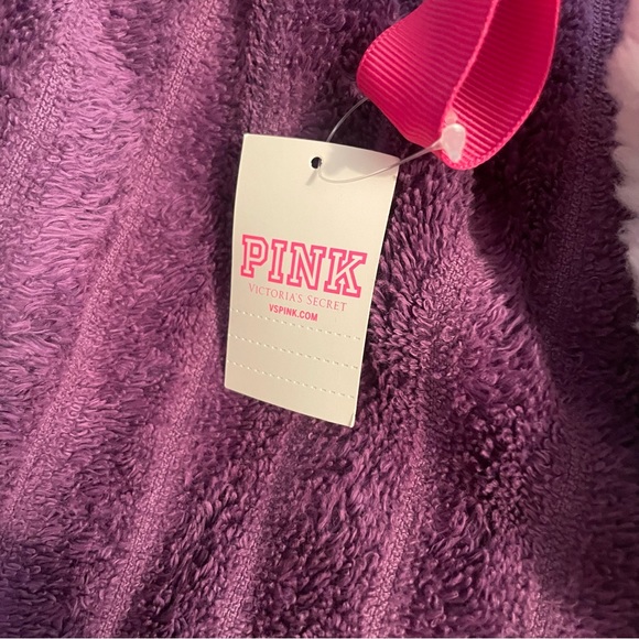 PINK VS Silver bling Dottie clause stocking with snowflakes - Picture 4 of 5